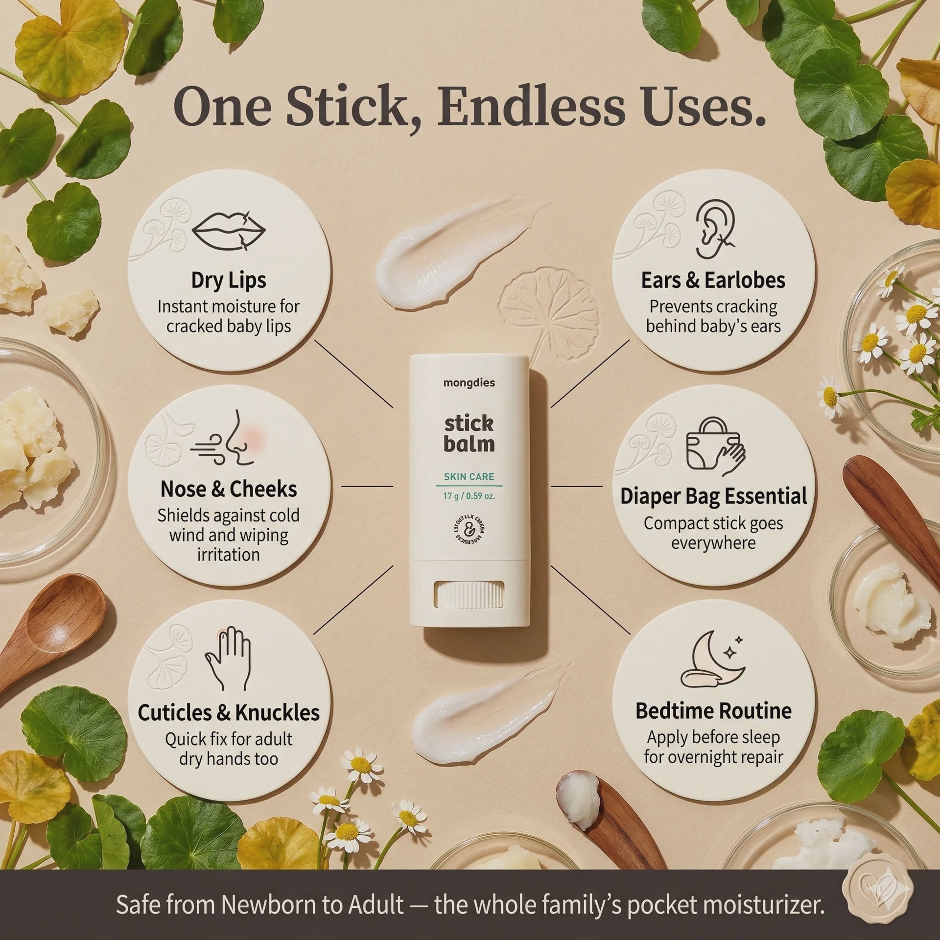 Mongdies Stick Balm 17g