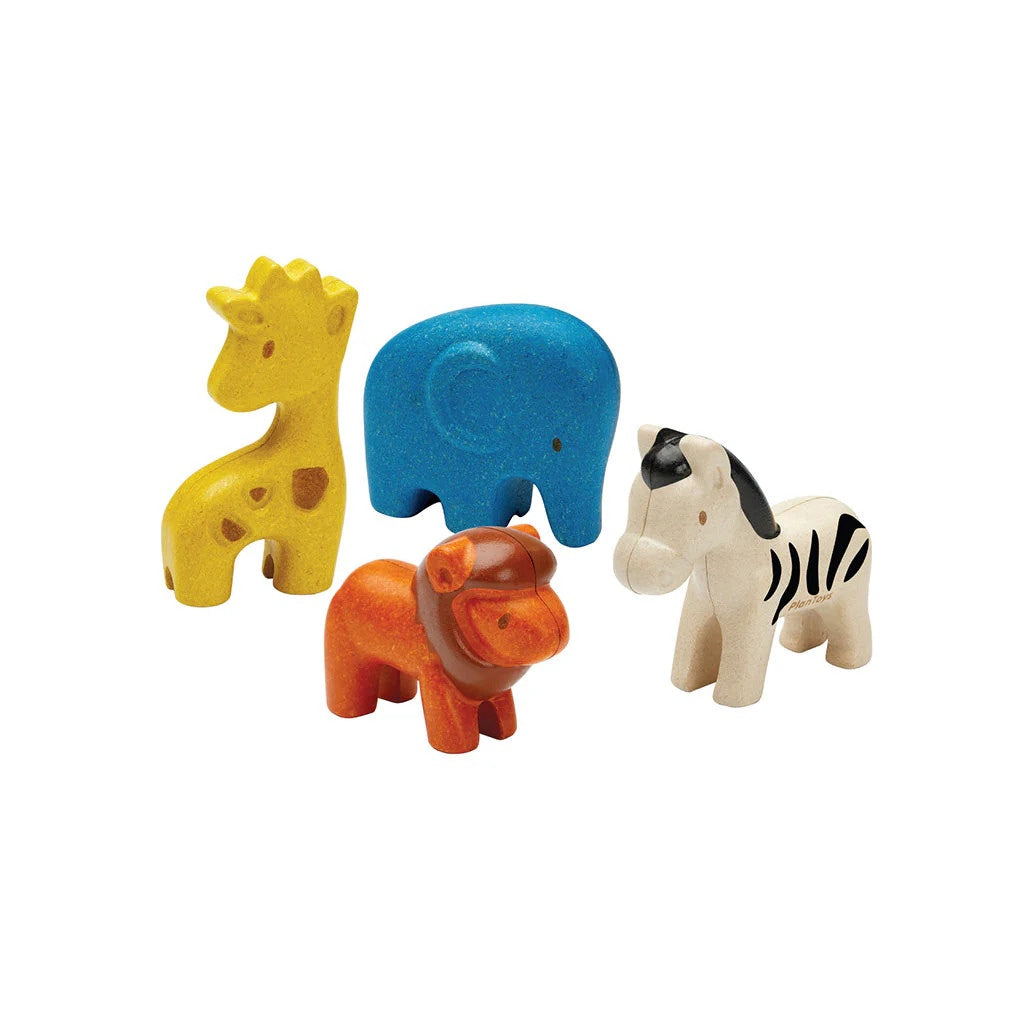 Plan Toys Wild Animal Set