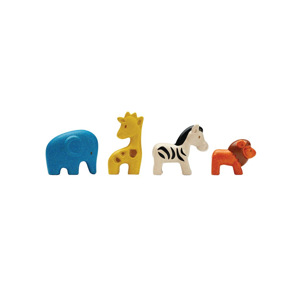Plan Toys Wild Animal Set