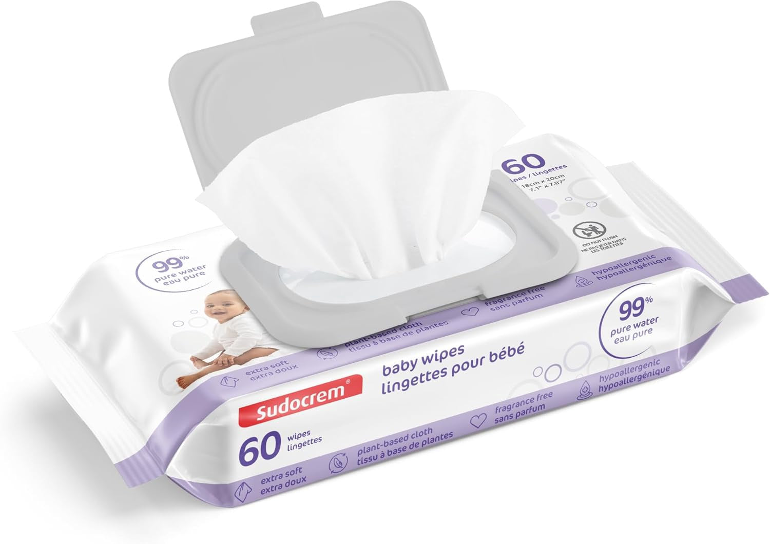 Sudocrem - Pure Water Baby Wipes