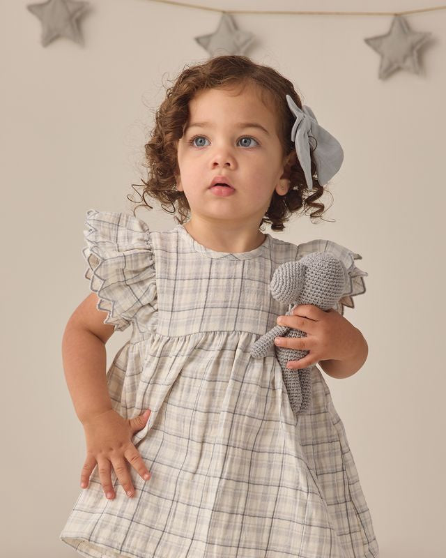 Quincy Mae Alina Dress - Blue Plaid