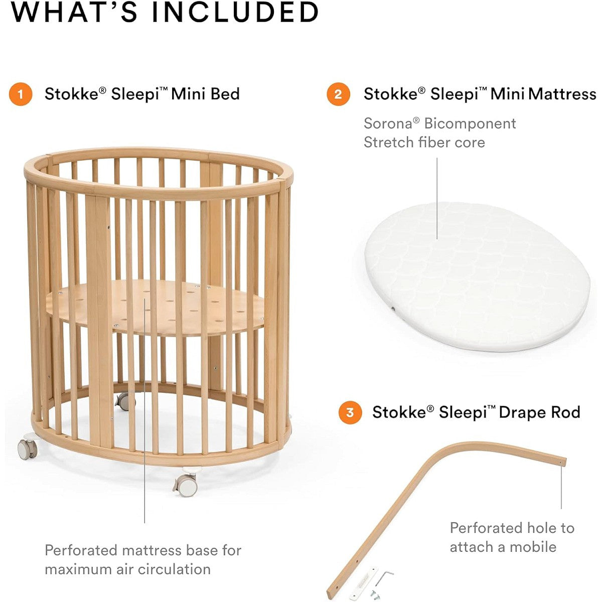 Stokke Sleepi Mini Bundle with Mattress V3