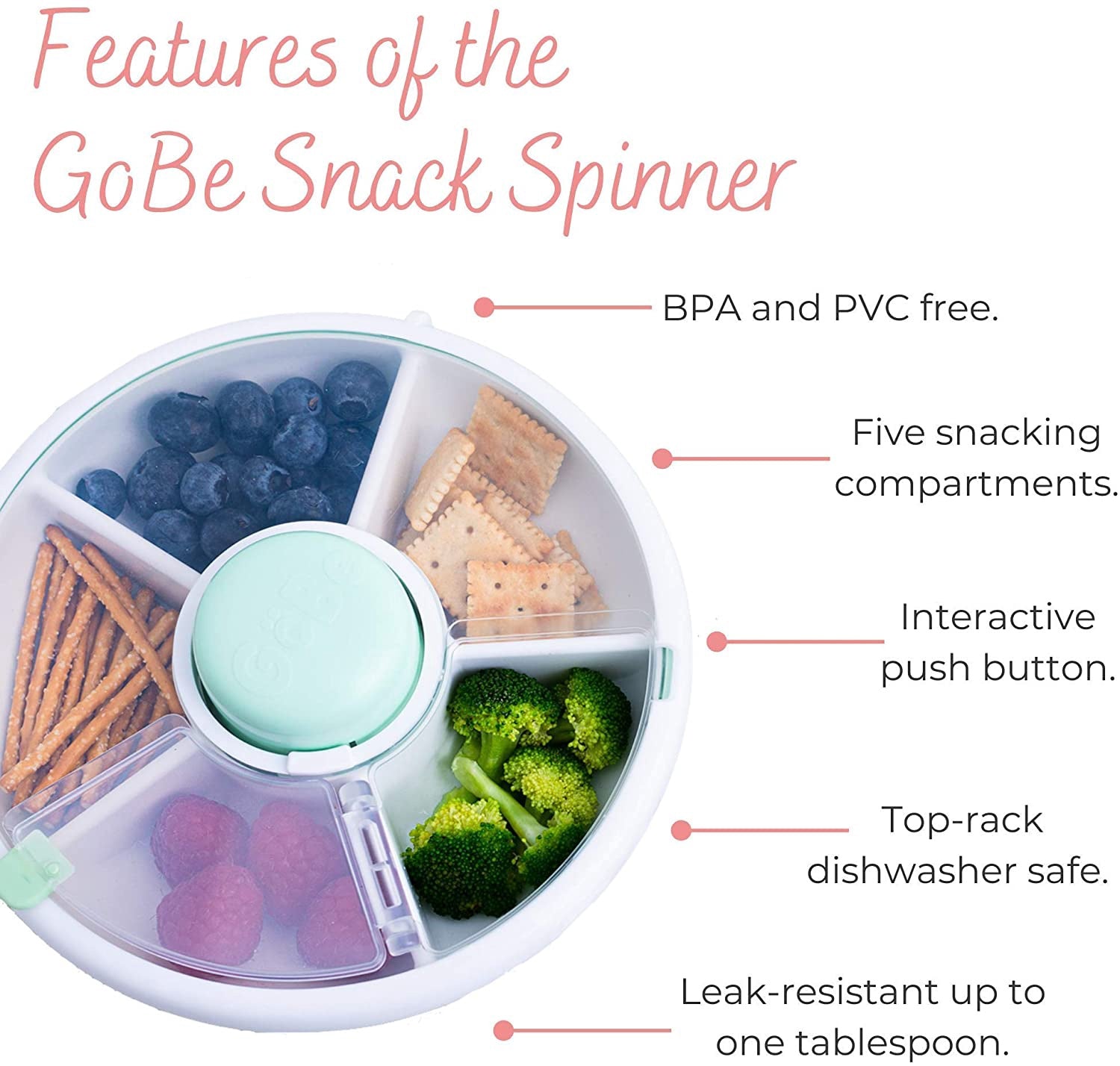 GoBe Snack Spinner - Teal