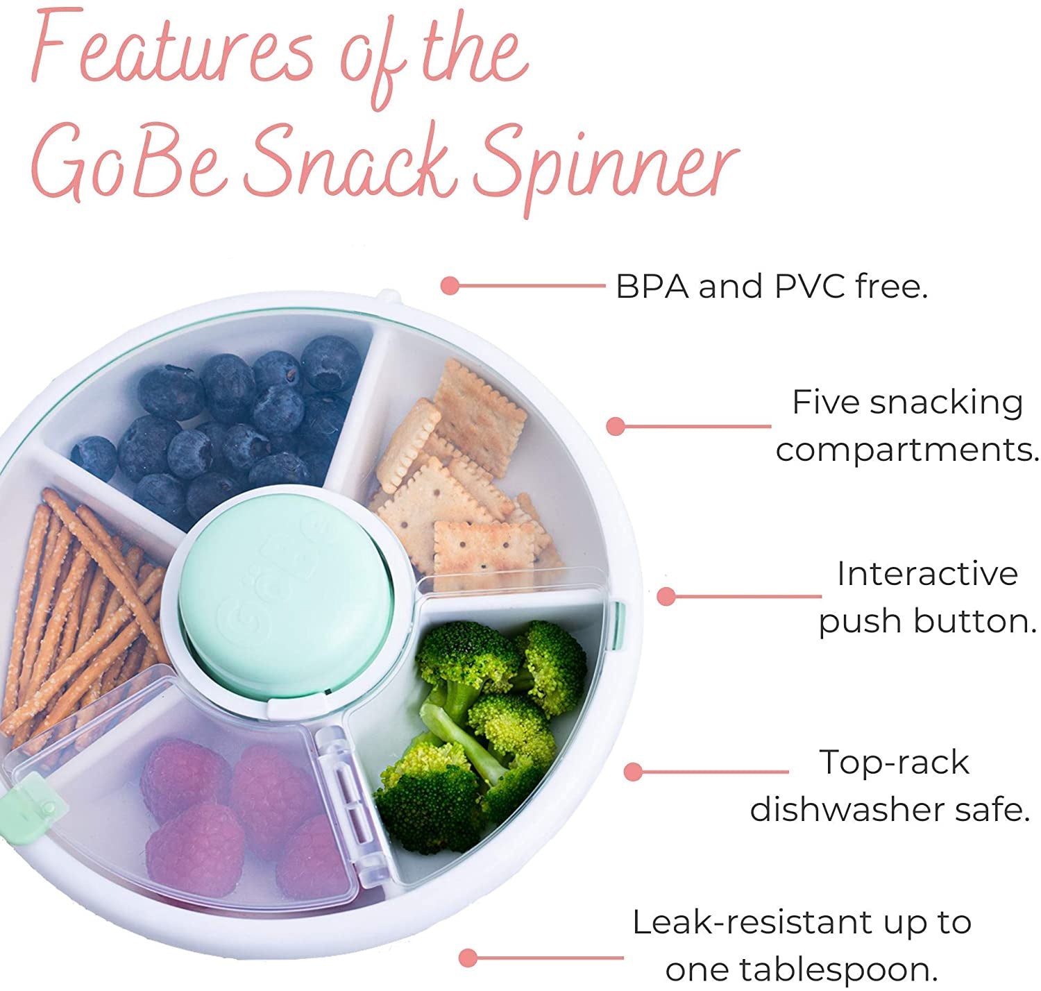 GoBe Snack Spinner - Teal