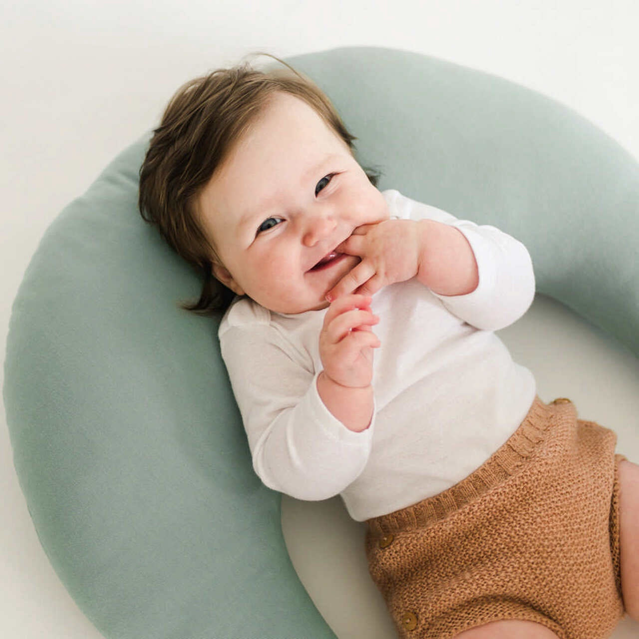 Snuggle Me Feeding & Support Pillow - Slate