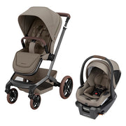 Maxi Cosi Fame Stroller & Mico Luxe+ Car Seat Travel System