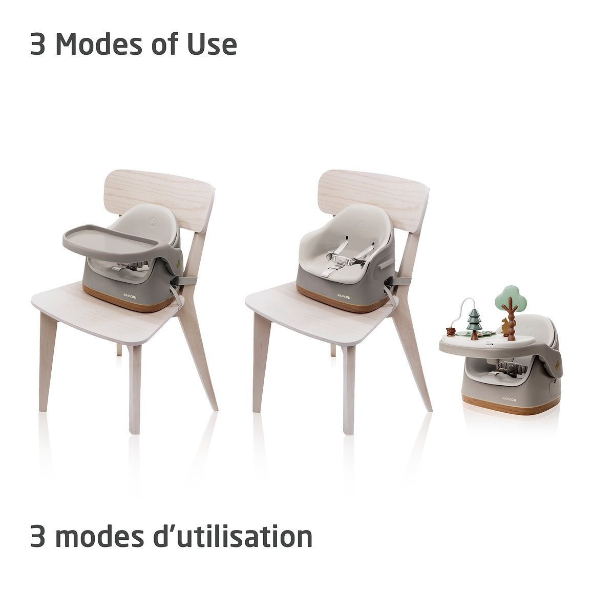 Maxi-Cosi Jay Plus 3 in 1 Feeding Booster - Elegance Beige