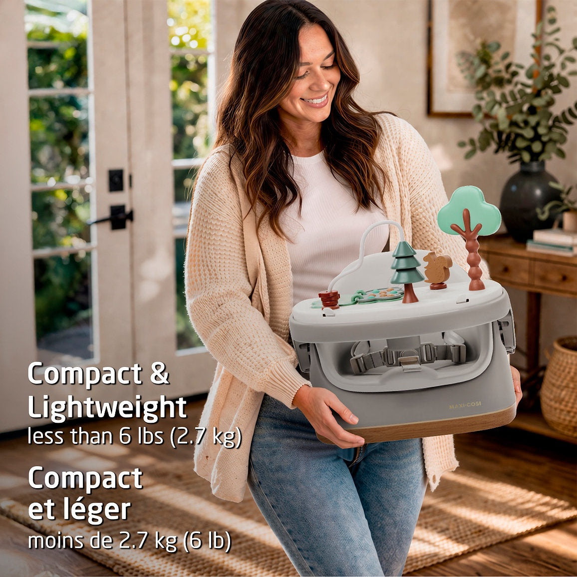 Maxi-Cosi Jay Plus 3 in 1 Feeding Booster - Elegance Beige