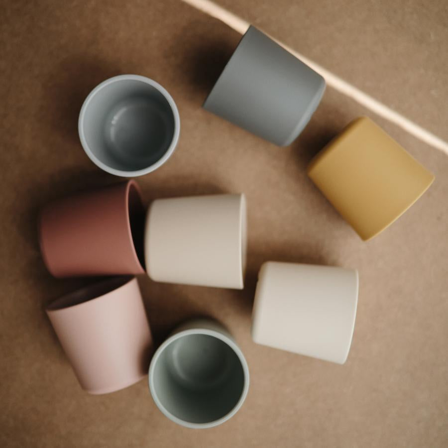 Mushie Dinnerware Cups Set Of 2 - Cloud