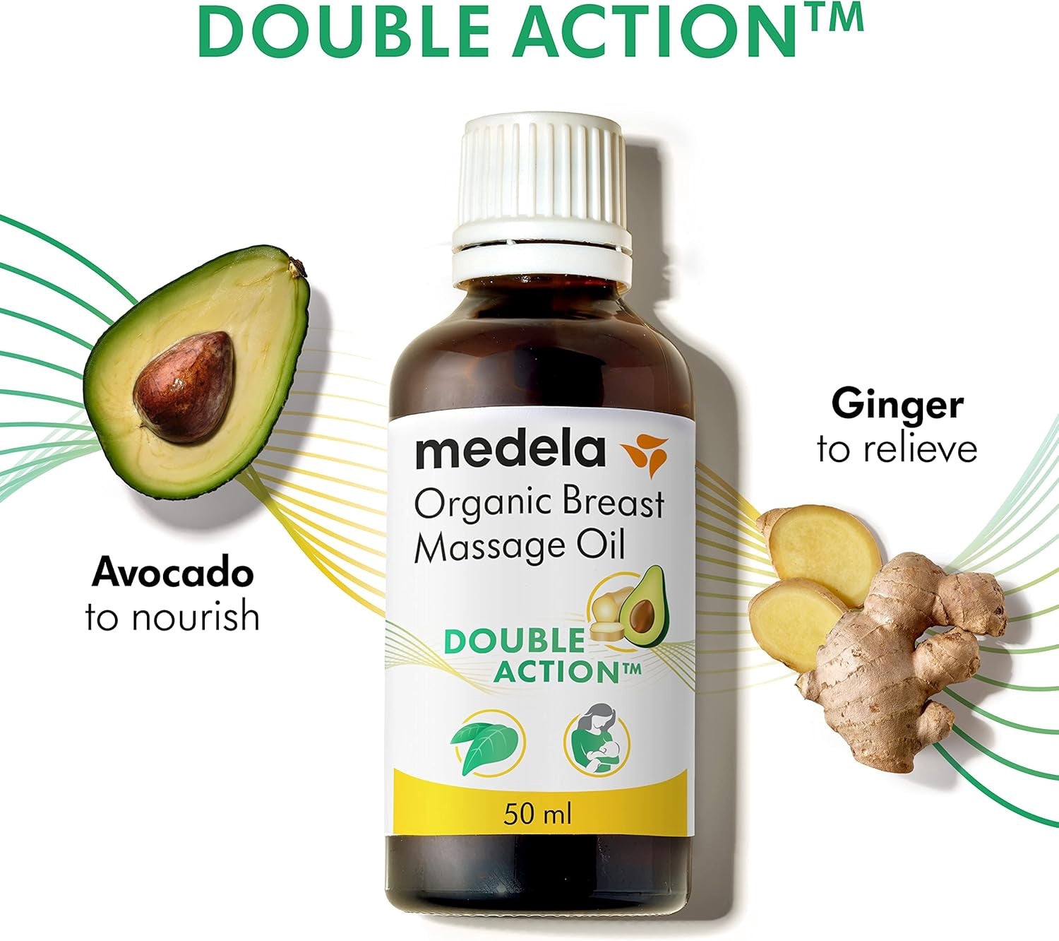 Medela Organic Breast Massage Oil 50ml