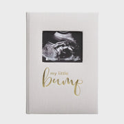 Pearhead Pregnancy Journal - Linen Grey