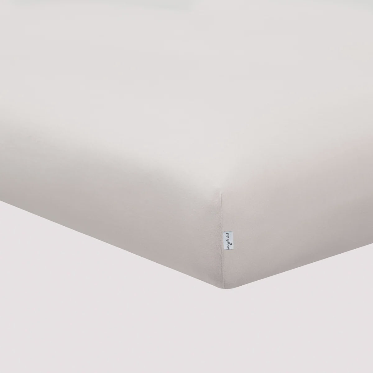 Bamboo Mini Crib Sheet - White