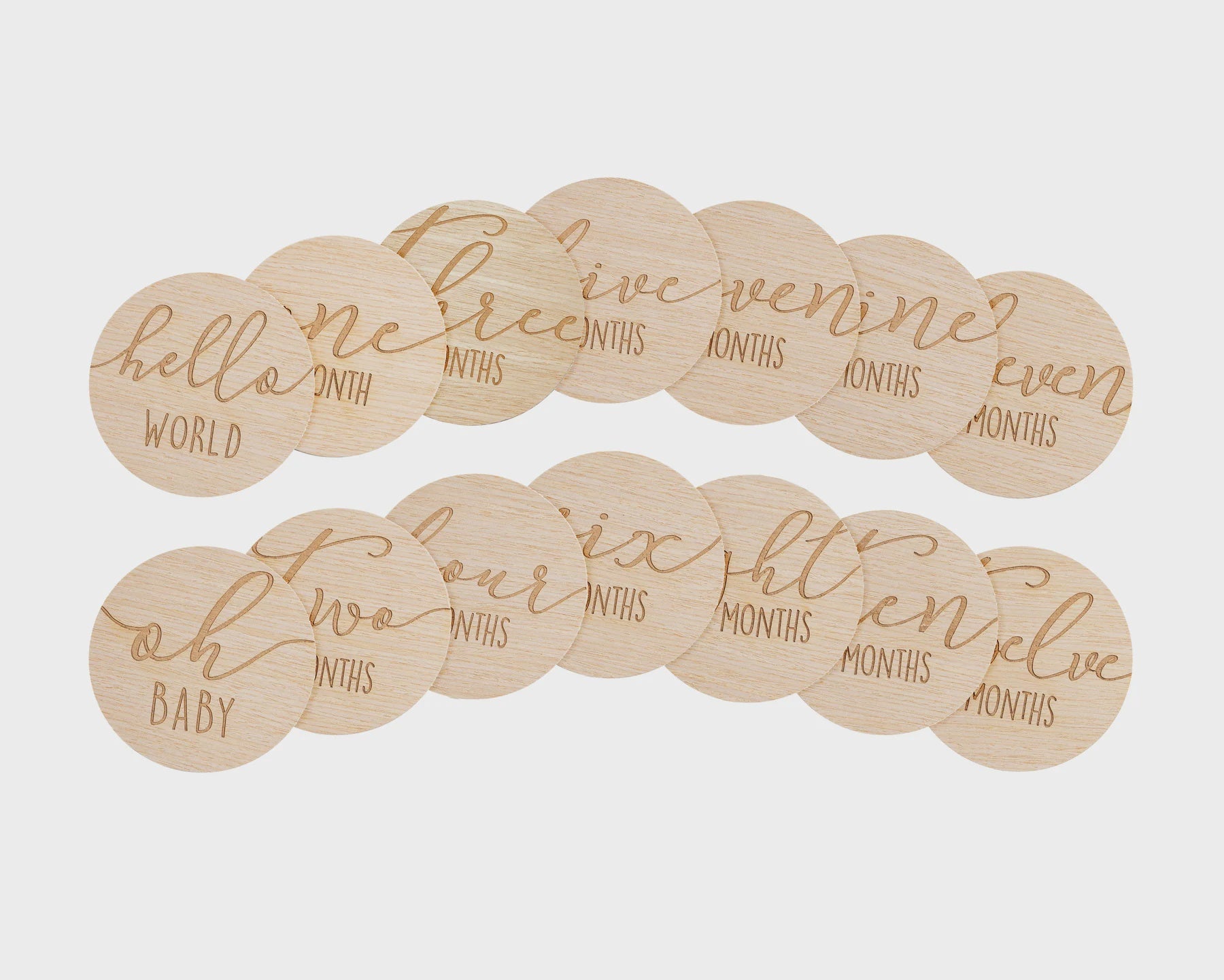 Pearhead Wooden Milestone Marker Cards