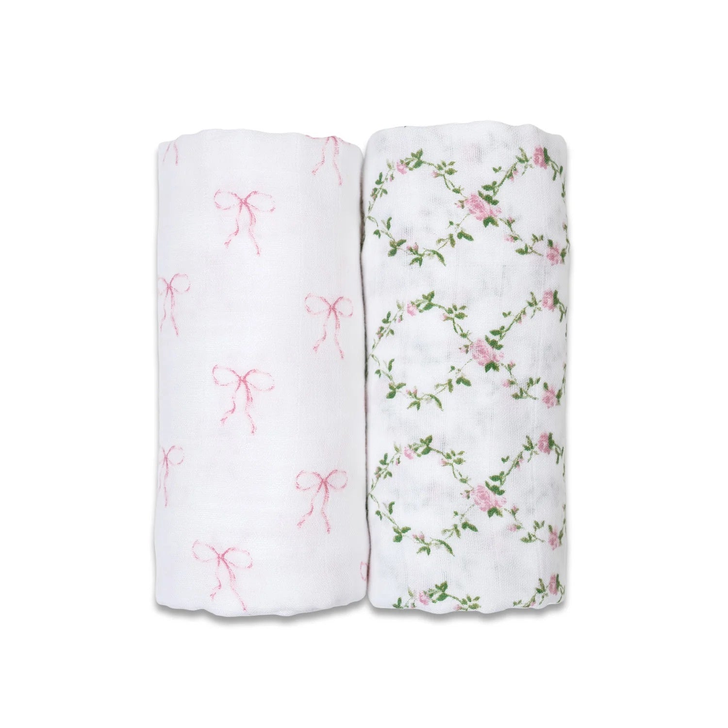 Lulujo 2PK Cotton Muslin Swaddles