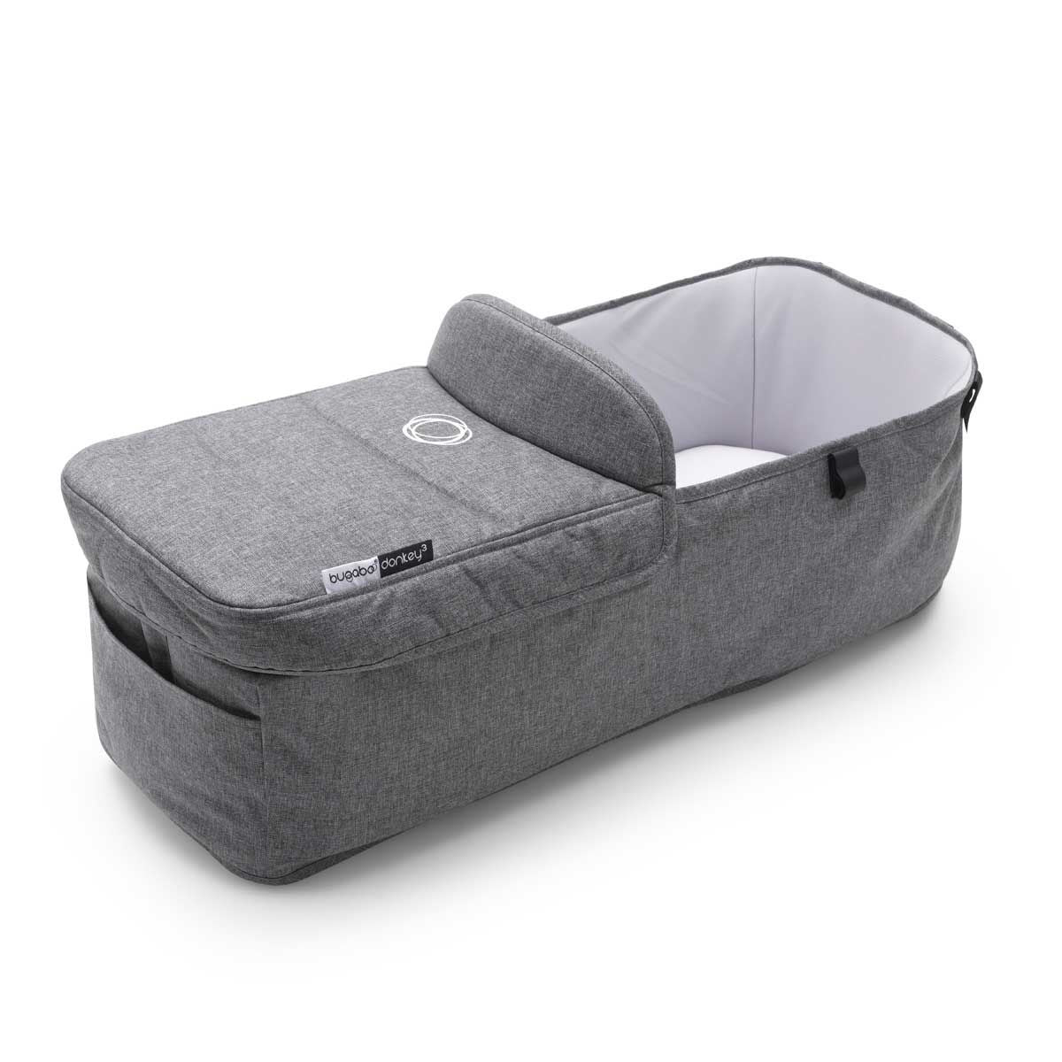 Bugaboo Donkey3 Pram Body Fabric - Grey Melange