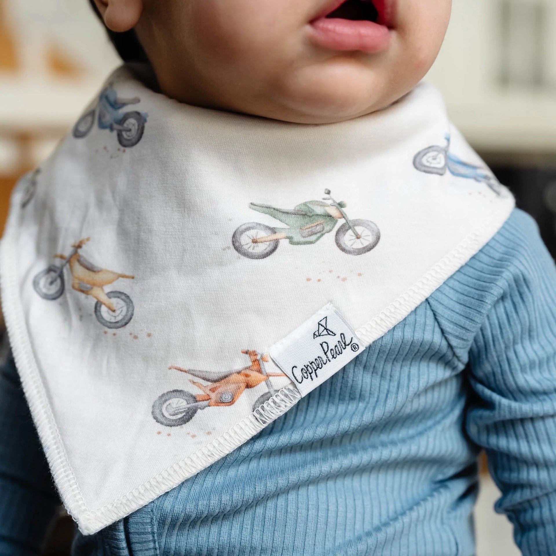 Copper Pearl Bandana Bib Set - Ryder