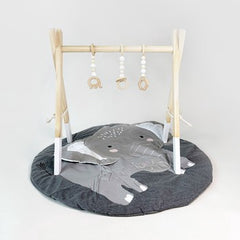 Active Baby Wooden Gym Set - Elephant