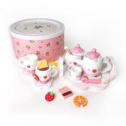 Active Baby Wooden Tea Party Play Set - Sweet Strawberry