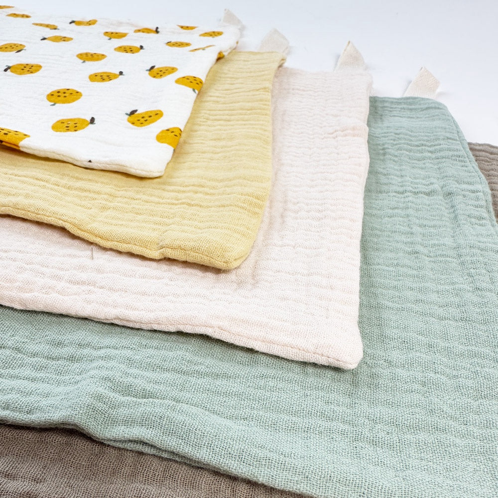 Active Baby Cotton Muslin Washcloth Set - Garden