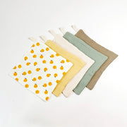 Active Baby Cotton Muslin Washcloth Set - Garden