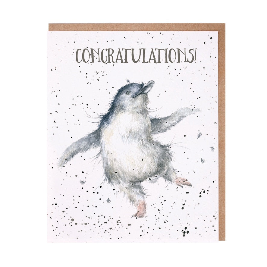 Wrendale Designs Hoooray Penguin Card