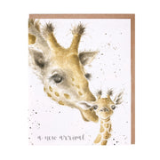 Wrendale Designs A New Arrival Giraffe Card