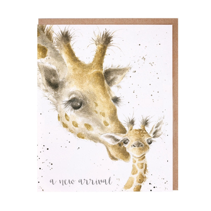 Wrendale Designs A New Arrival Giraffe Card