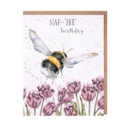 Wrendale Designs Hap-Bee Birthday Card