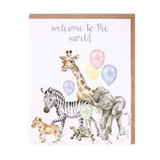 Wrendale Designs Welcome To The World Card