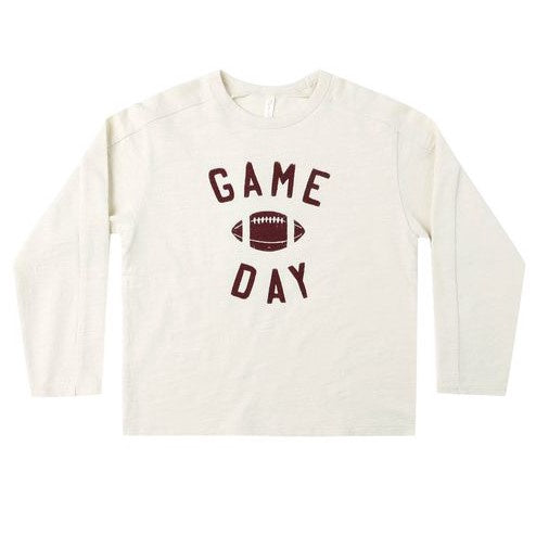 Rylee + Cru Long Sleeve Paneled Tee - Game Day