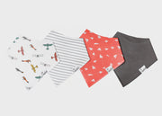 Copper Pearl Bandana Bib Set - Ace