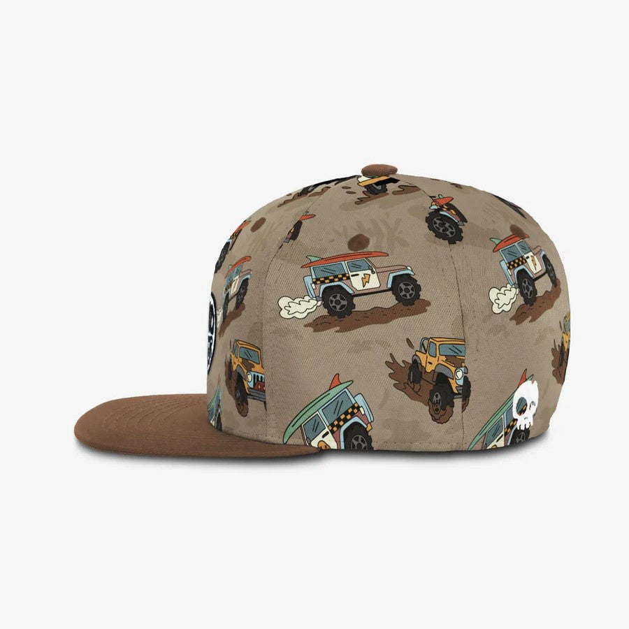 Headster All Terrain Fun Snapback - Beige Sand