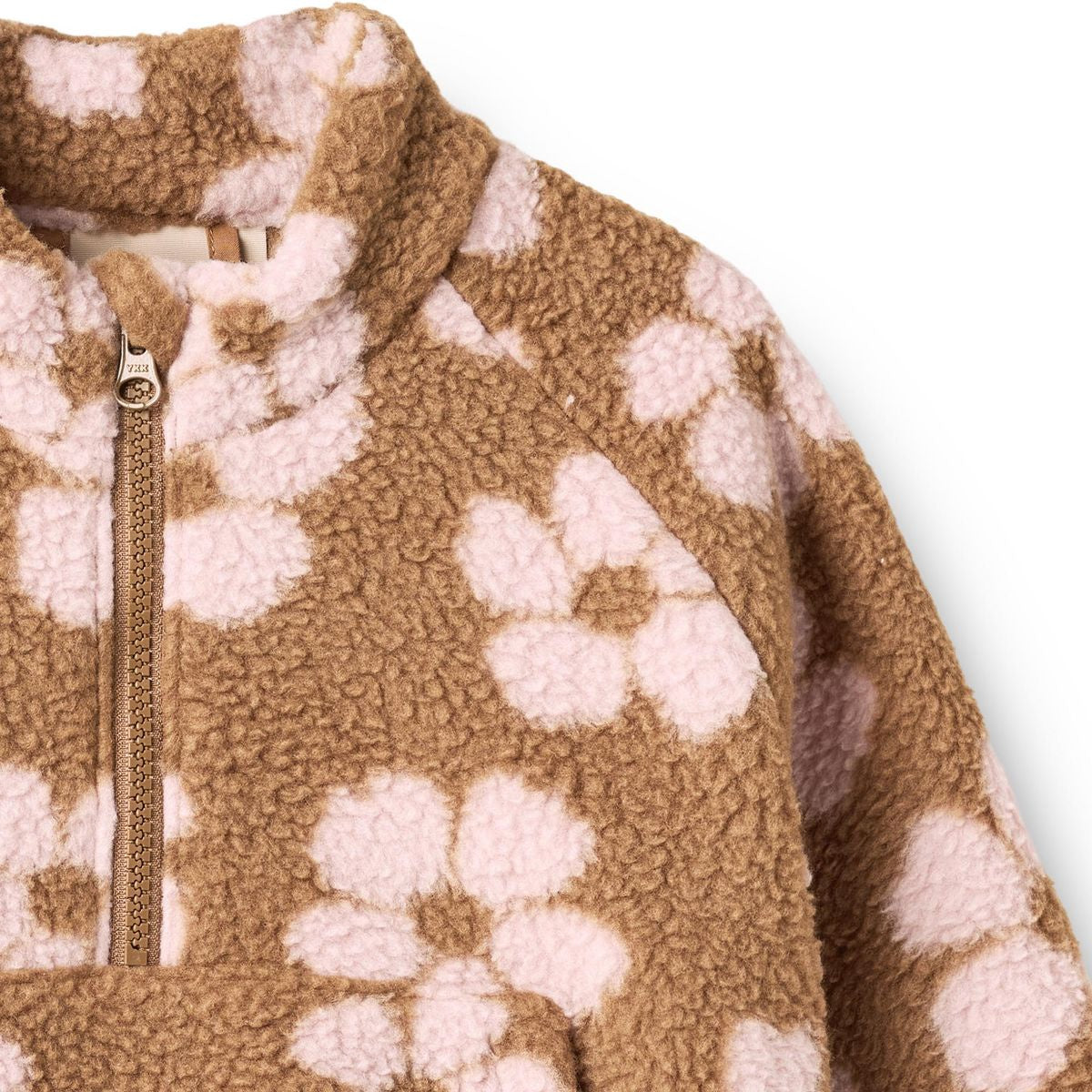 Wheat Fleece Anorak Moon - Warm Hazel Flowers