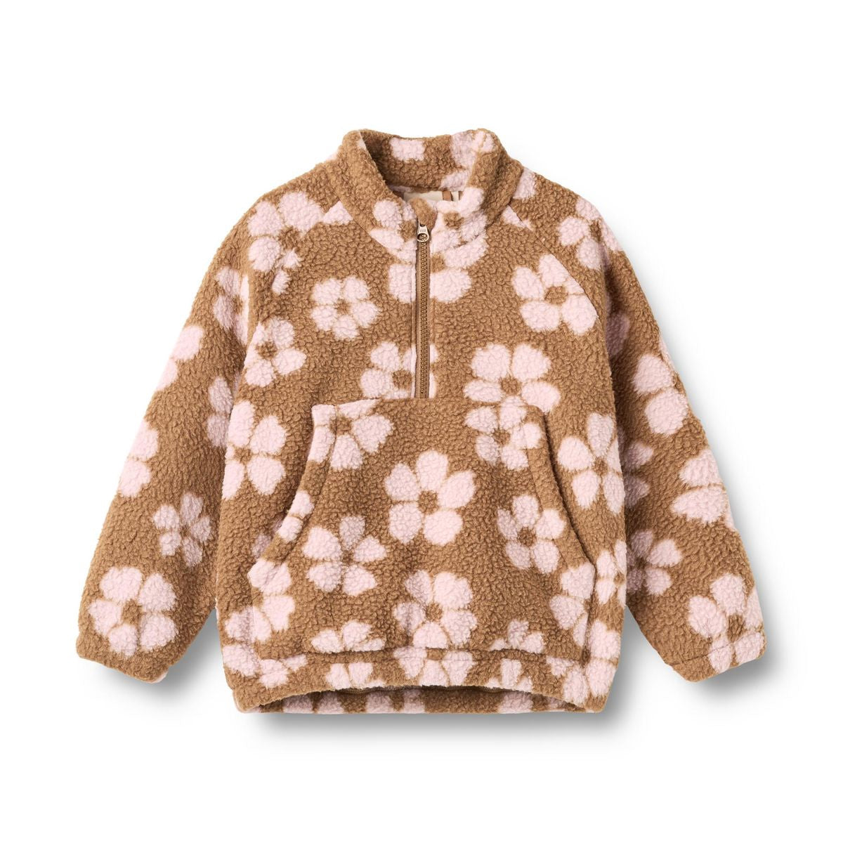 Wheat Fleece Anorak Moon - Warm Hazel Flowers