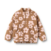 Wheat Fleece Anorak Moon - Warm Hazel Flowers