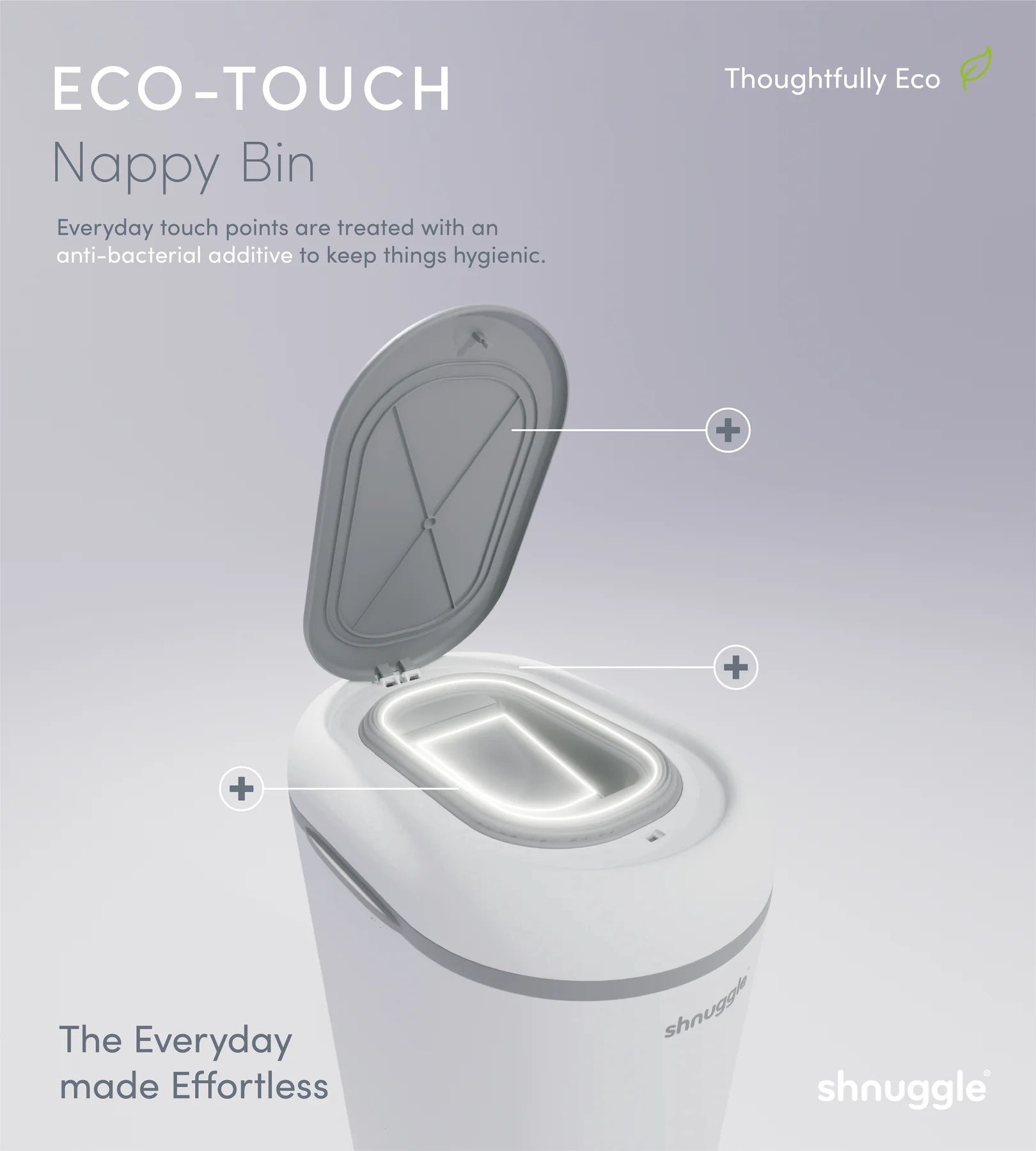 Shnuggle Eco Touch Diaper Pail