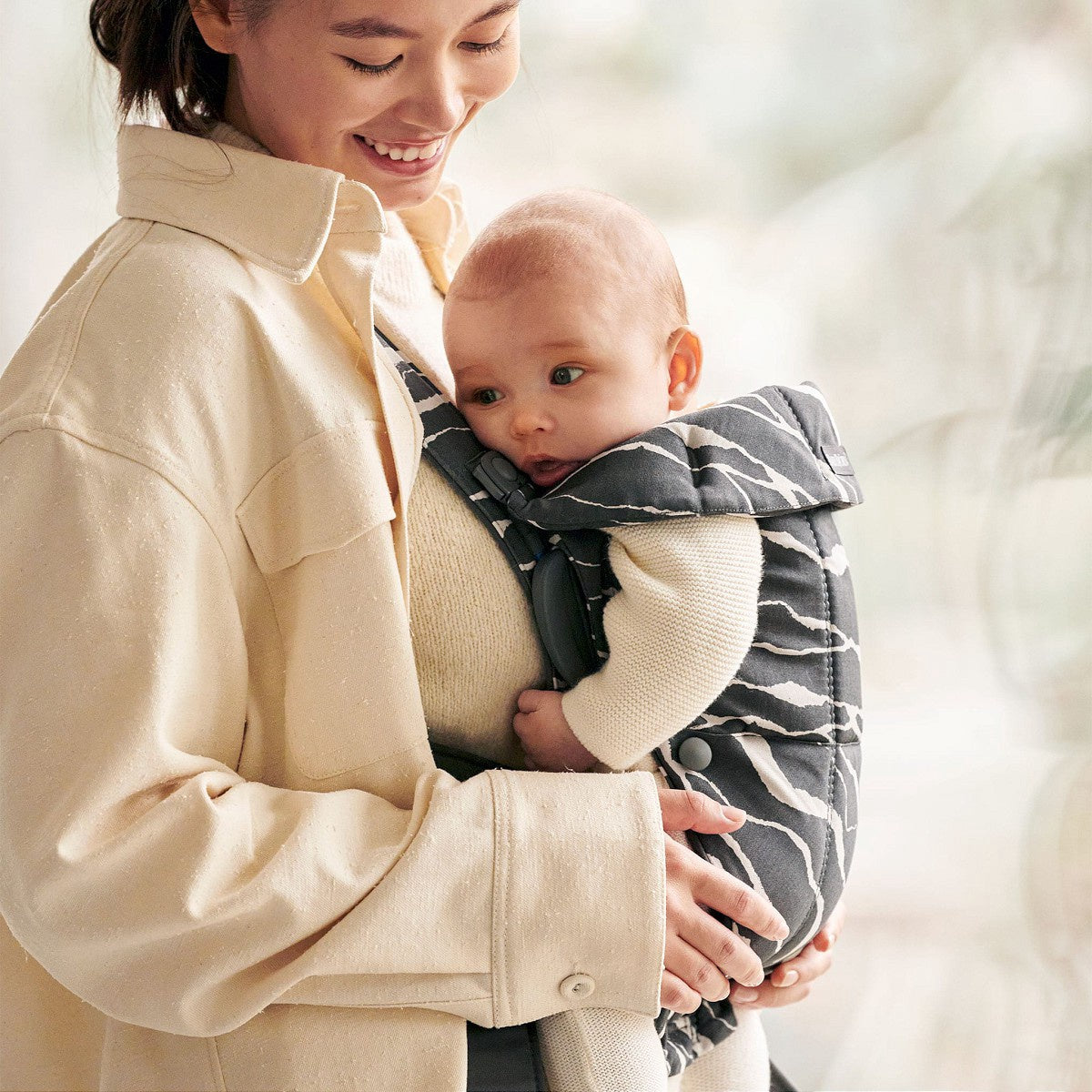 Baby Bjorn Bouncer Bliss & Mini Carrier Bundle - Anthracite LandscapeBlack Mesh