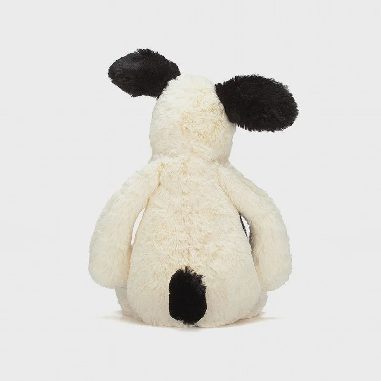 ジェリーキャット Bashful Rufferty Puppy新品タグ付き Jellycat Bashful Rufferty Black & Cream Puppy | Active Baby