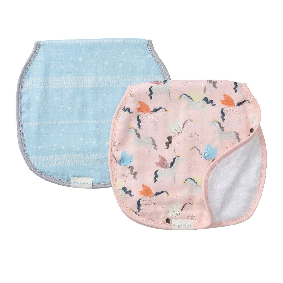 Loulou Lollipop Burp Cloth Set - Unicorn Ballet