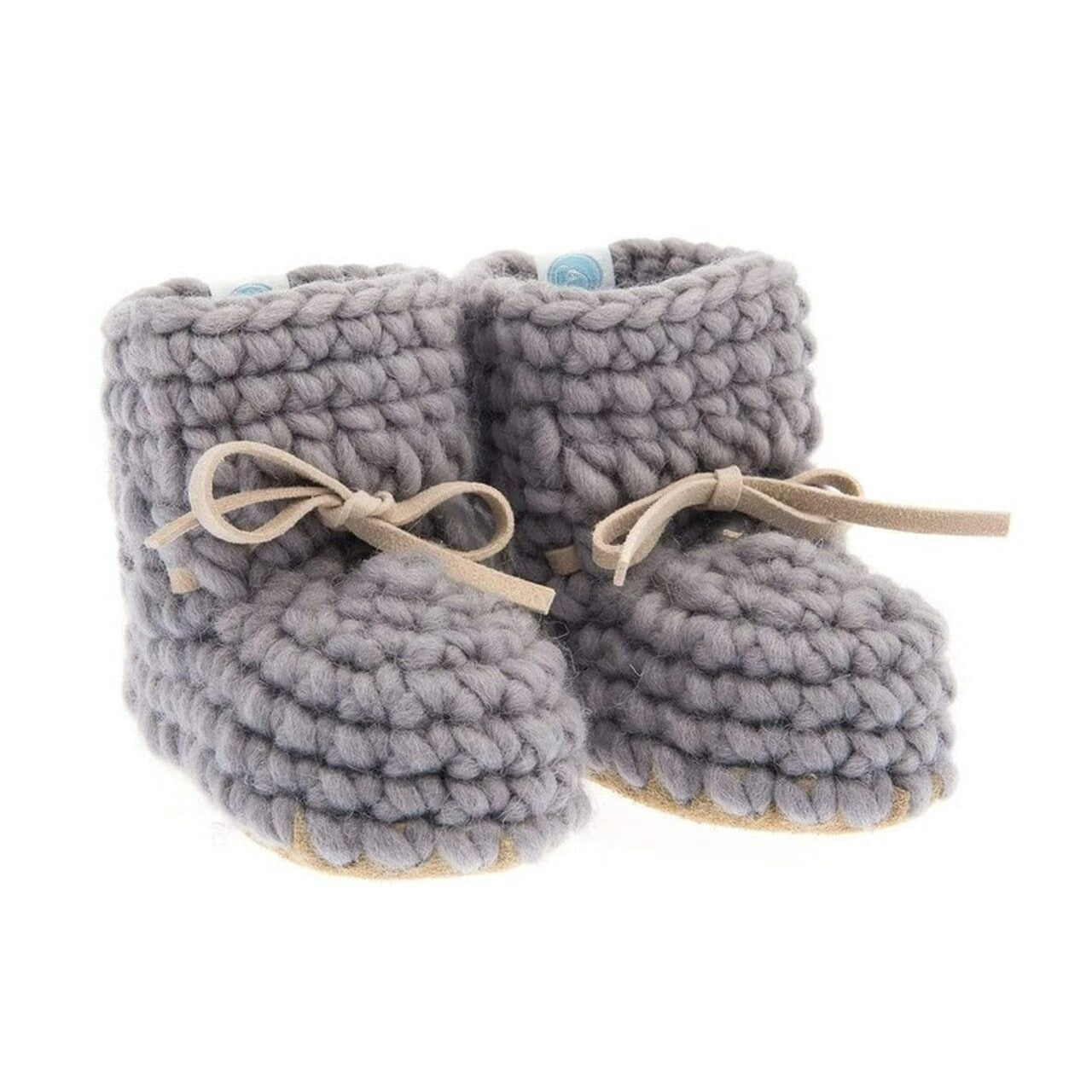 Beba Bean Sweater Moccs - Grey