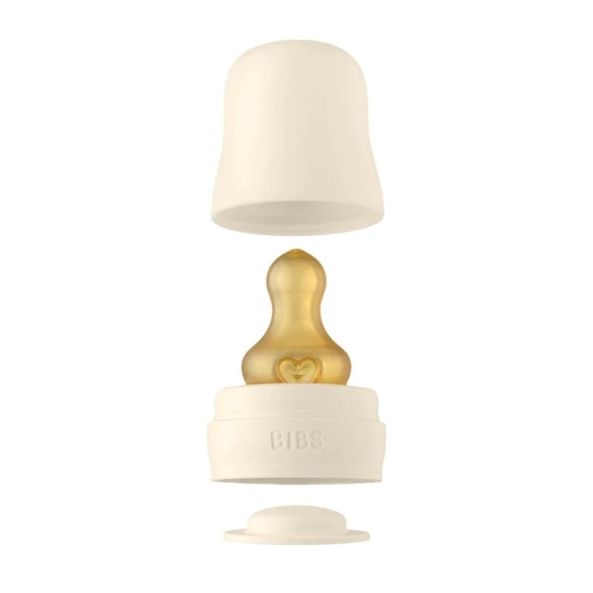 BIBS Latex Nipple Bottle Kit - Ivory