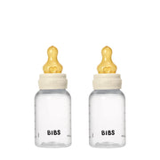BIBS BPA-Free PP Baby Bottle Latex Nipple 2 Pack - Ivory