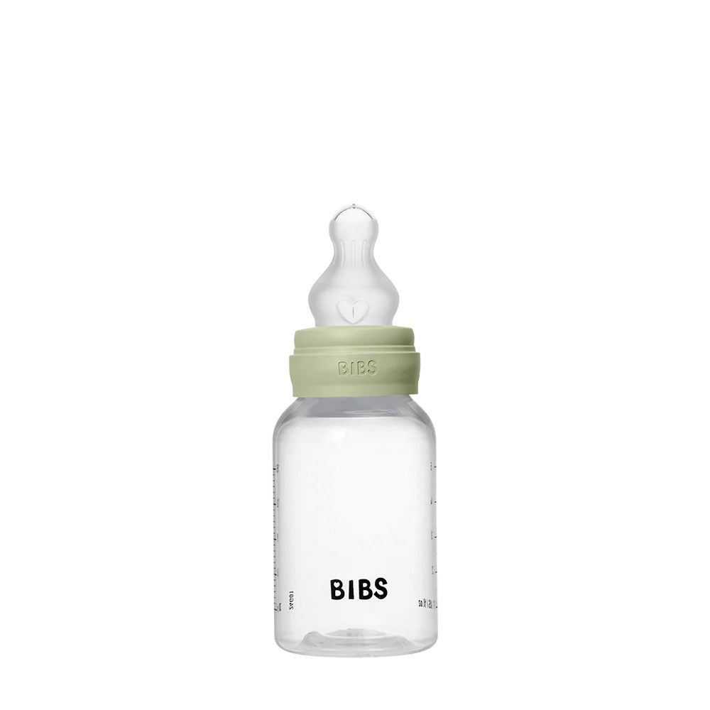 BIBS BPA-Free PP Baby Bottle Silicone Nipple - Sage