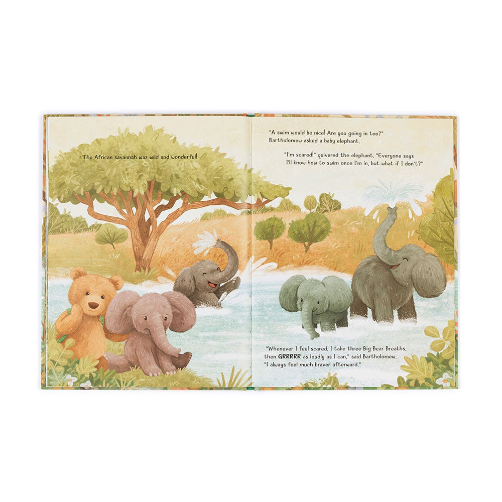 Jellycat It's A Big World Bartholomew Hardcover Book