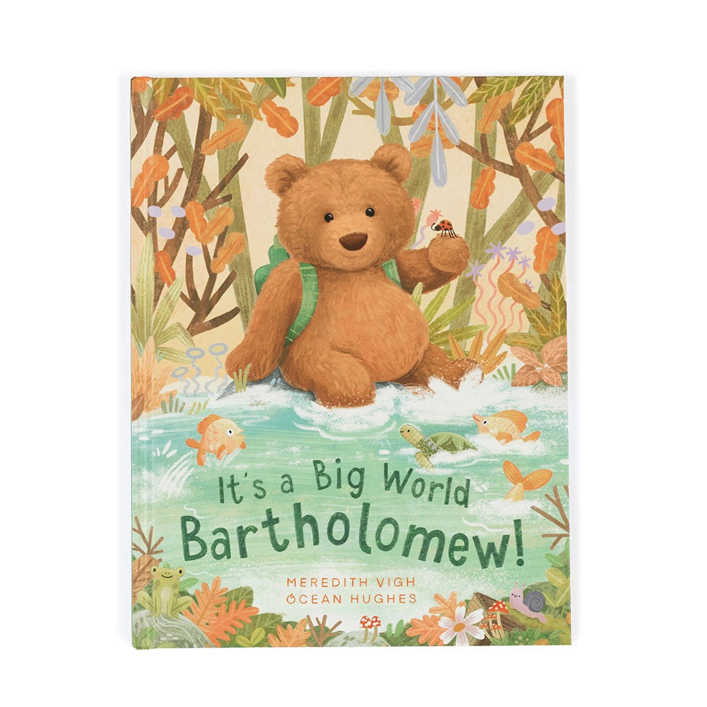 Jellycat It's A Big World Bartholomew Hardcover Book