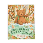 Jellycat It's A Big World Bartholomew Hardcover Book