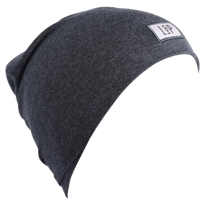 L&P Boston Cotton Beanie V20 Charcoal Grey
