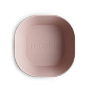 Mushie Square Dinnerware Bowls Set Of 2 - Blush