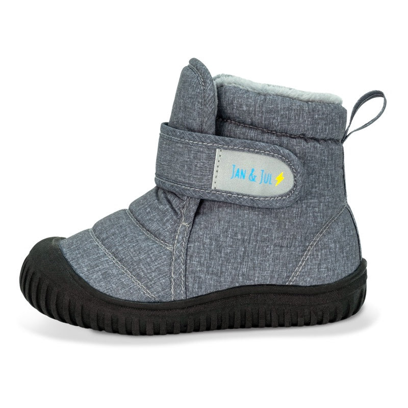 Jan & Jul Toasty-Dry Booties - Heather Grey