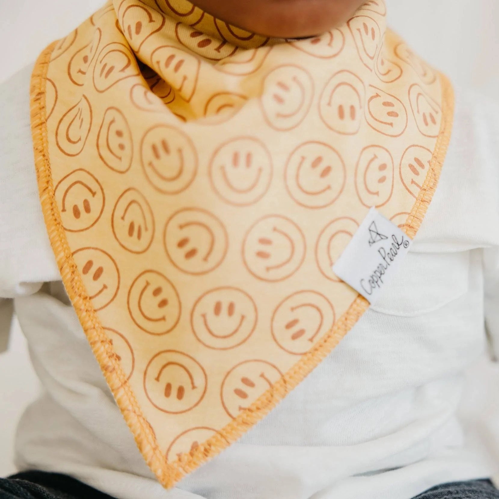 Copper Pearl Bandana Bib Set - Vance